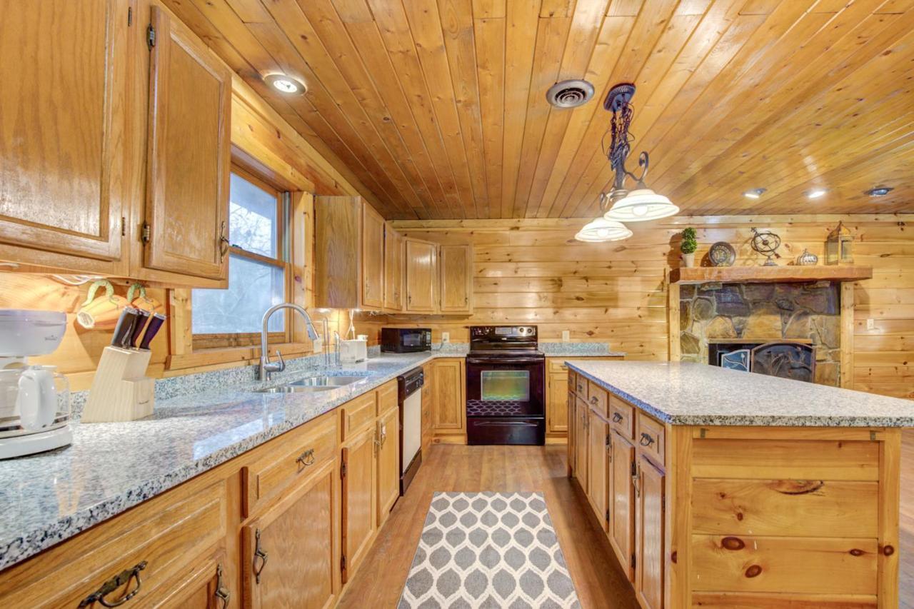 Вилла Country Oaks Cabin Пиджен-Фордж Экстерьер фото